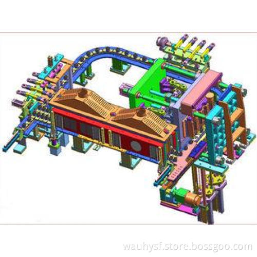 2 Cavity Plastic Blow Moulding Machine / water bottle Blowi